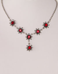 "Blume" Collier rot