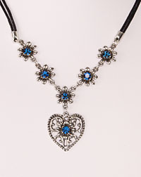 "Elsa" necklace blue