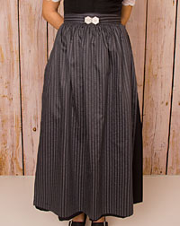Apron long, anthracite