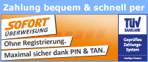 Zahlung per Sofort&uuml;berweisung