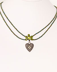 Necklaces with hearts