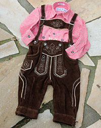 "Bruno" Kniebund- Lederhose