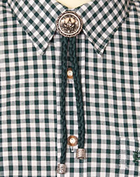 "Granterl" cord- necklace green