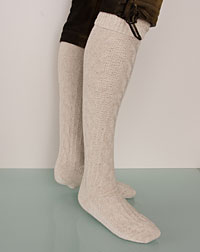 knee-length socks