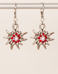 "Wilma" earrings red