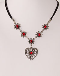 "Elsa" necklace red