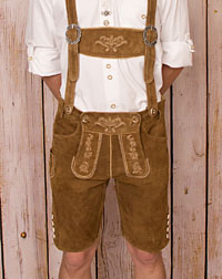 "Wasi" kurze Lederhose mit Träger