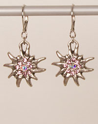 "Wilma" earrings rose