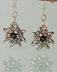 "Marie" earrings black