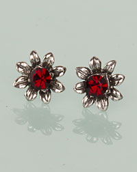 "Biggi" ear stud red