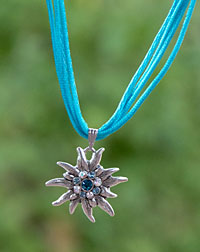 "Edelweiß" necklace turquoise