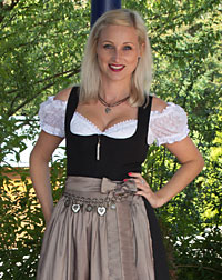 Bedienungsdirndl midi ohne Schürze