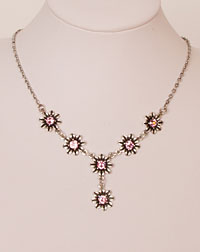 "Blume" Collier rosa