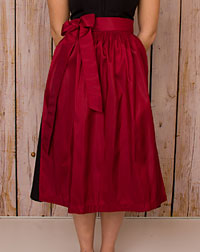 Dirndl -Schürze midi rot