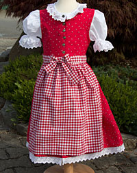 "Büren" dirndl, blouse, apron