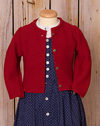 "Lauenburg" Strickjacke rot