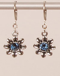 "Blume" earrings blue