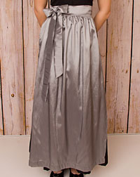 Dirndl apron silver