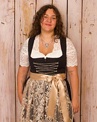 Bedienungsdirndl midi ohne Schürze