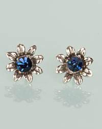 "Biggi" ear stud blue