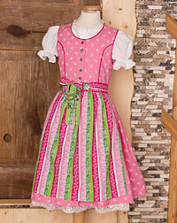 "Sebnitz" Dirndl, Bluse, Schürze