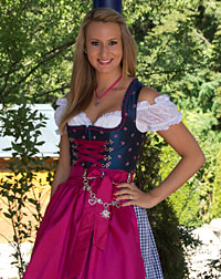 "Tettnang" Dirndl mit Schürze