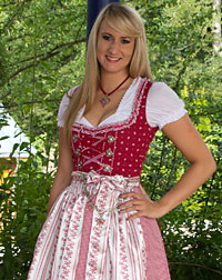 "Berching" Dirndl mit Schürze