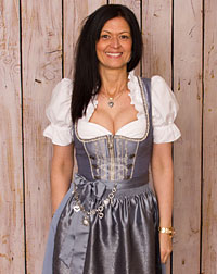 "Bayreuth" Dirndl mit Schürze