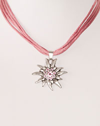 "Edelweiß" necklace antique pink