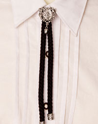 Cord- necklace black