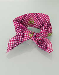 "Hirsch" neckerchief vines pink