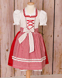 "Eckental" dirndl, blouse, apron