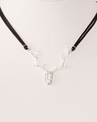 "Hirsch" necklace black