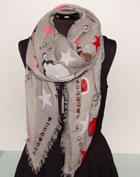 "Schmetterling" scarf big