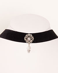 "Ornament" Kropfband schwarz
