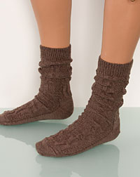 socks brown