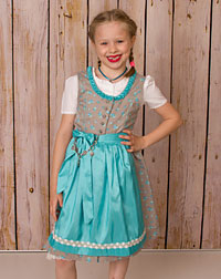 "Guteneck" Dirndl, Bluse, Schürze