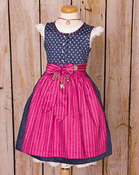 "Habach" dirndl, blouse, apron