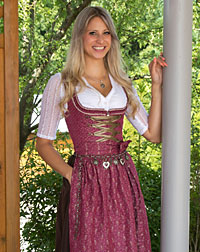 "Kaufbeuren" Dirndl mit Schürze