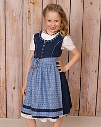 "Meinheim" Dirndl, Bluse , Schürze