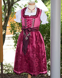 "Muhr" dirndl, blouse, apron