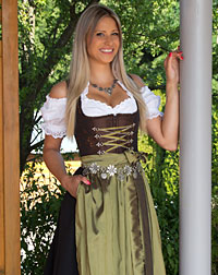 "Neubrunn" dirndl + apron