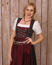 "Oberelsbach" Dirndl mit Schürze