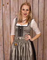 "Oberdolling" Stretch-Dirndl mit Schürze