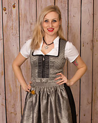 "Offingen" Stretch-Dirndl mit Schürze