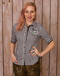 "Perlesreut" Stretch Trachtenbluse