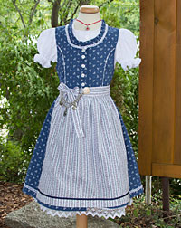 "Röllbach" dirndl, blouse, apron