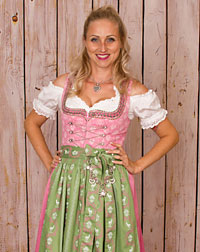 "Rüdenau" Dirndl mit Schürze