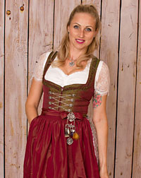 "Rückersdorf" Dirndl mit Schürze