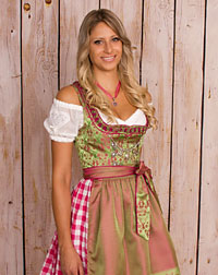 "Rosenheim" dirndl + apron